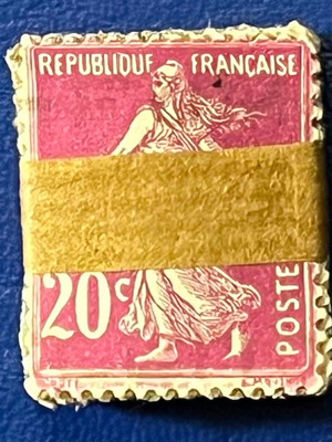 French stamps bundle with about 40 identical stamps, like new