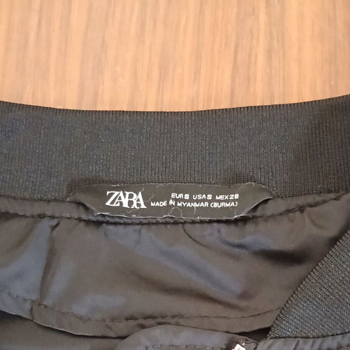 Zara women's spring jacket black like new