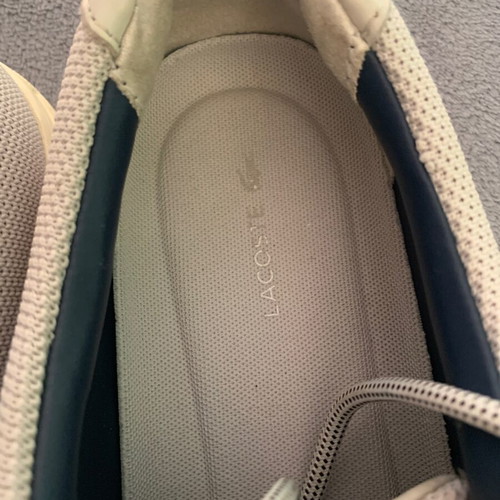 Lacoste casual shoes size 44 used, white