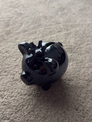 Blue Piggy Bank new