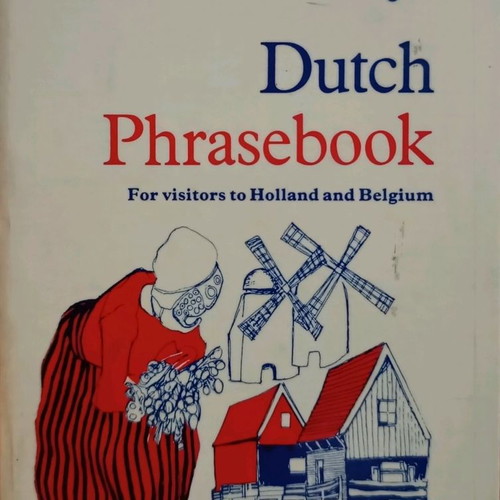 Dutch Phrasebook used, hardcover mini book