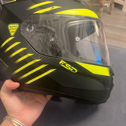Faseed FSD 820 Alien motorcycle helmet size L like new