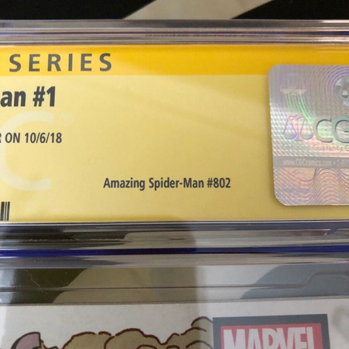 Amazing Spider-Man 1 (802) signed CGC graded 9.6 John Romita 1:100 variant