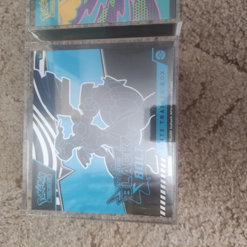 Acrylic cases for ETB Pokemon pack of 2 like new