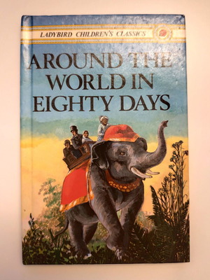 Around the world in 80 days English book level A1-A2 like new