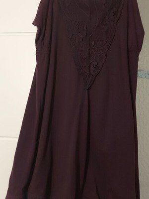 Bershka women's long blouse purple used, size S