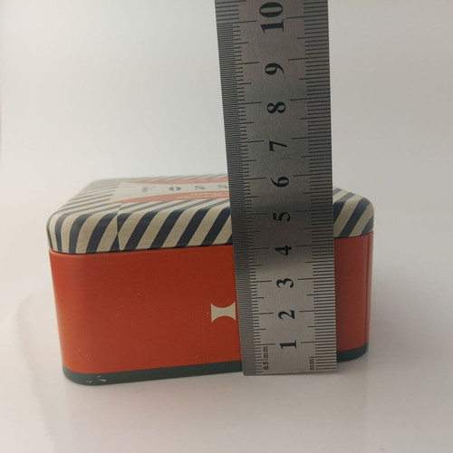 Metal Fossil watch box used