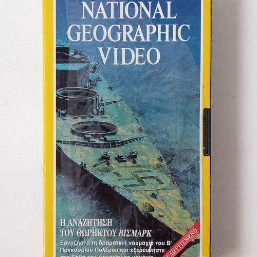 National Geographic Video VHS sealed, The Search for Battleship Bismarck