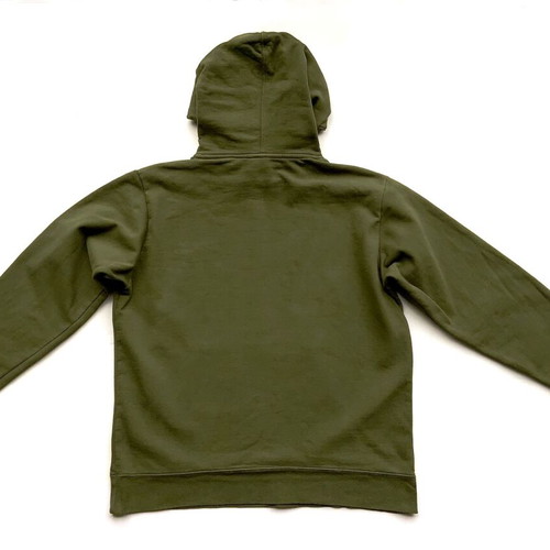 THE NORTH FACE Men’s Sweatshirt Pullover Hoodie - Olive Green - Size L