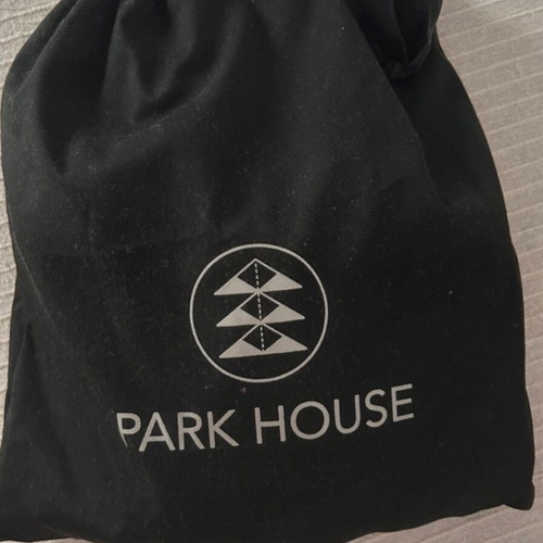 Park House leather shoulder bag green new