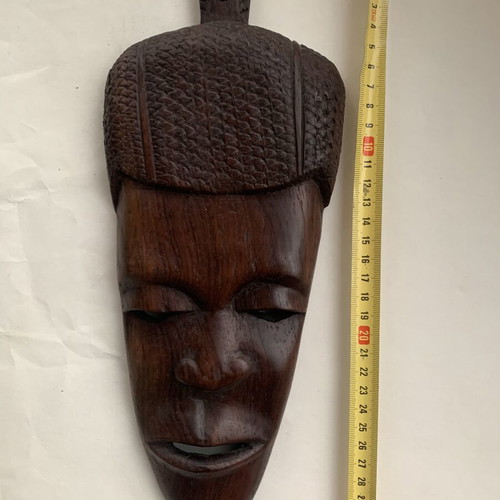 African decorative wooden mask like new