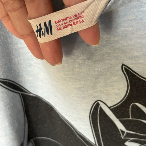 Lego H&M T-shirt like new, size 4-6, 110-116 cm