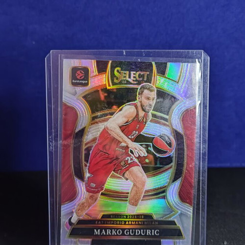 Marko Guduric Silver Euroleague Select 2025-2026 Card Armani Milan