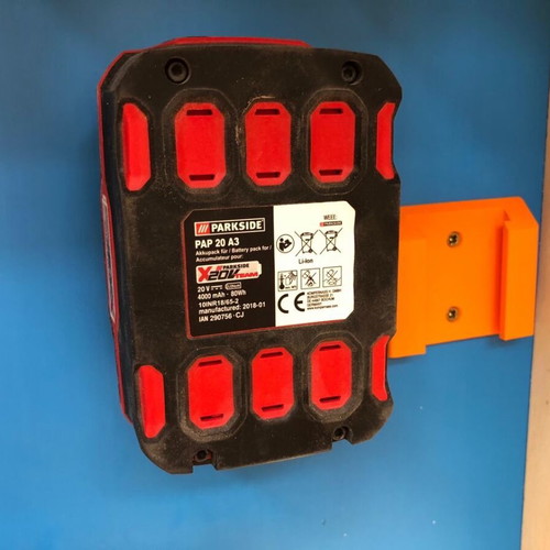 Parkside 20V battery wall holder new