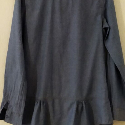 Women's shirt like new, blue, size M, 100% cotton