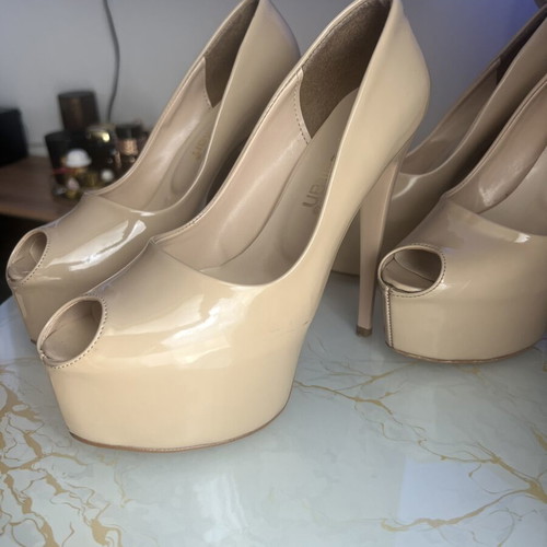 High Heels beige, like new, size 38
