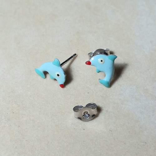 Silver earrings