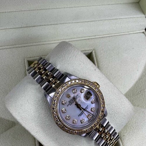 Rolex Datejust 26mm with diamond dial and bezel like new