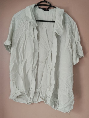 Svila Pure Silk γυναικεία vintage πουκάμισο μεταχειρισμένο, one size, ανοιχτό γκρι