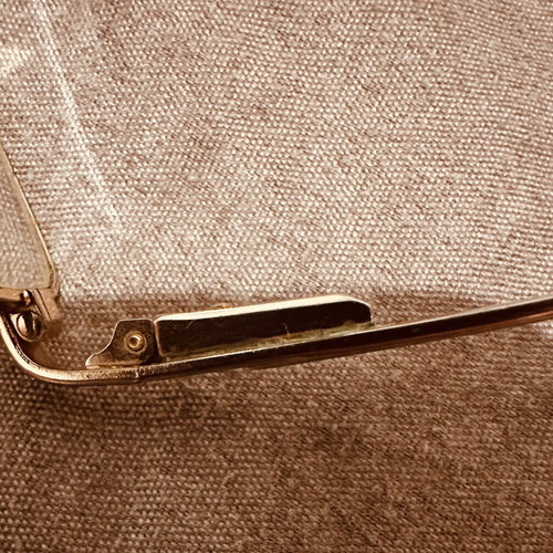 Rodenstock vintage metal eyeglass frame Mod. P41, gold