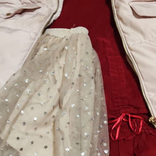 Girls' clothes size 7-8 like new, Zara Kids jacket, Tricoteen dress, skirt