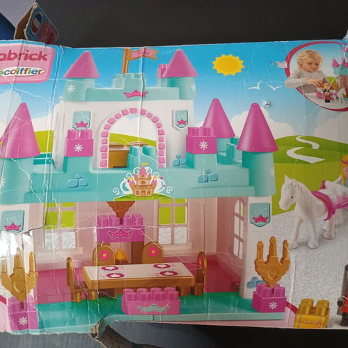 Abrick Ecoiffier Castle Building Blocks toy used