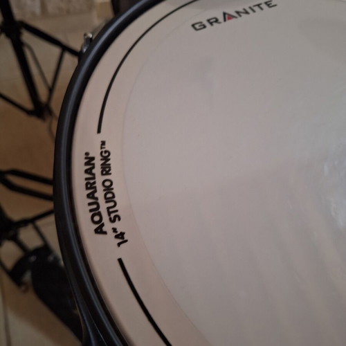 Granite Rock Beat Black Drum Set like new with cymbals and accessories