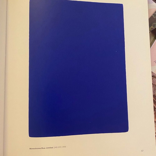 Yves Klein coffee table book like new