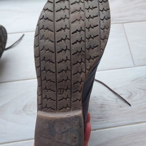 Brown ankle boots size 37 used
