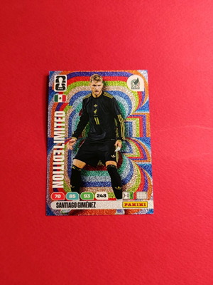 Santiago Gimenez limited edition World Cup 2026 card like new