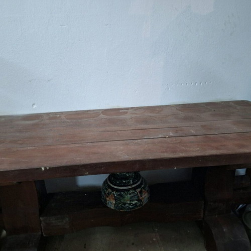 Monastic table used, old, unliftable
