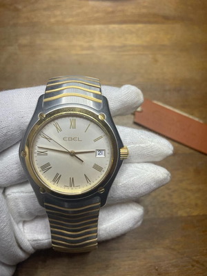 EBEL Classic Gent men's watch new, steel with gold