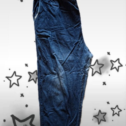 Blue jean pants new, one size