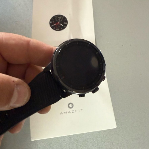 Amazfit Stratos used watch with mark and charger