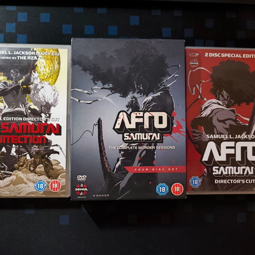 Afro Samurai Murder Sessions Director's Cut 4-Disc DVD box set