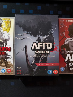 Afro Samurai Murder Sessions Director's Cut 4-Disc DVD box set