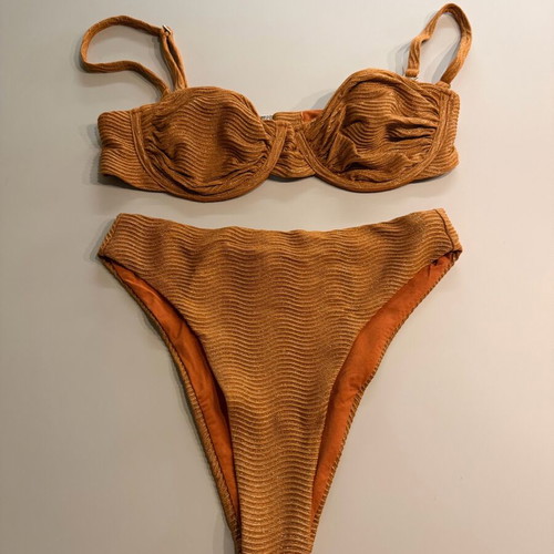 Vassia Kostara bikini size M like new, orange