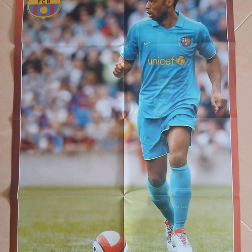 Collectible poster Zlatan Ibrahimovic / Thierry Henry like new
