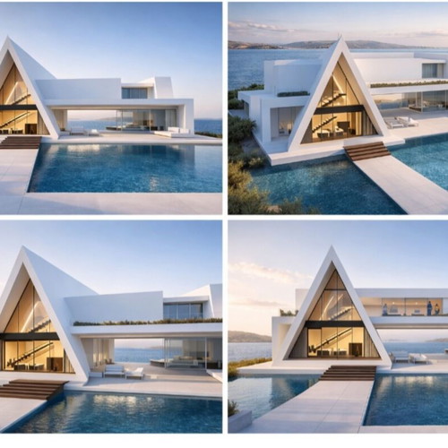 Luxury Villa 120 sqm with Delta Solar House and Minimal Design