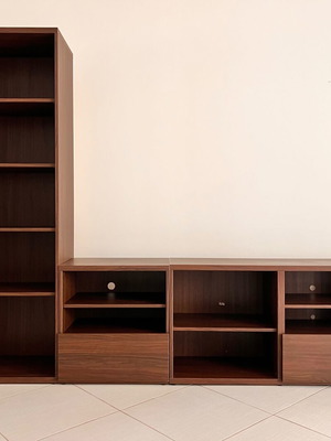 Έπιπλο τηλεόρασης IKEA μεταχειρισμένο, 3 κομμάτια με συρτάρια