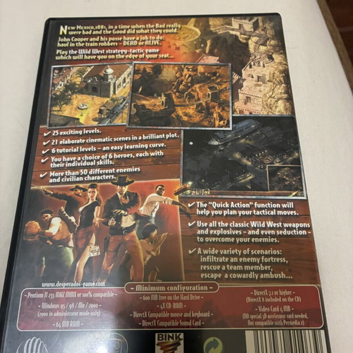 Desperados PC game used, strategy