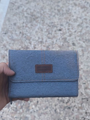 Vintage wallet like new, turquoise
