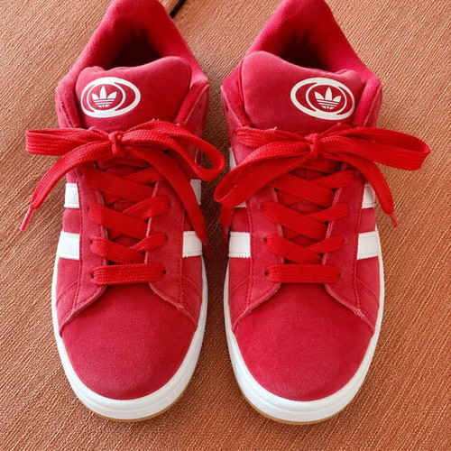 Adidas Campus sneakers like new, red and white, size 35