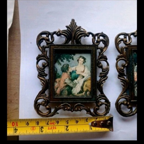 Antique small Italian picture frames 1976