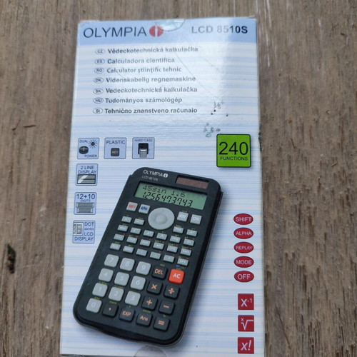 Olympia LCD 8510S Scientific Calculator new, 240 functions