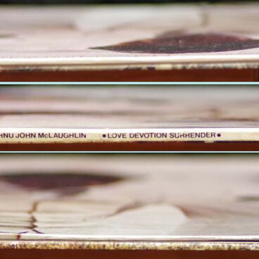 Love Devotion Surrender LP used, jazz by Carlos Santana and Mahavishnu John McLaughlin