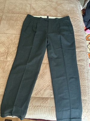 Suit pants gray XXL like new fabric