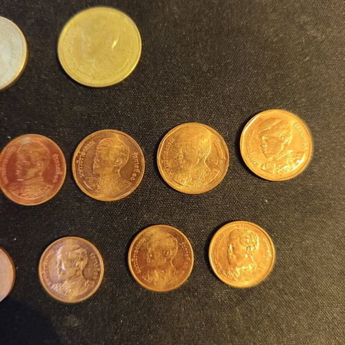 Thailand coins used, pack