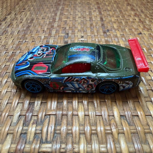 Vintage Hot Wheels 1998 Olds Aurora GTS-1 used with Transformer graphics and Japanese writing