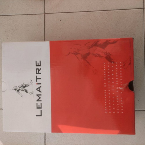 Lemaitre Work Shoes Size 43 New Black Red
